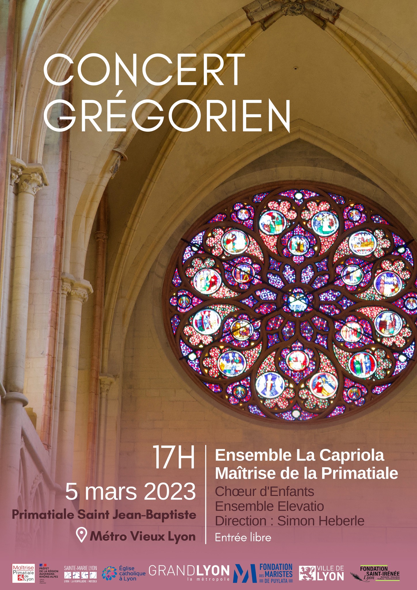 Lire la suite à propos de l’article Concert grégorien à la Cathédrale le 5 mars à 17h