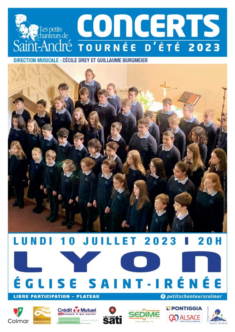 Lire la suite à propos de l’article Concert des Petits Chanteurs de Colmar. 10 juillet à 20h