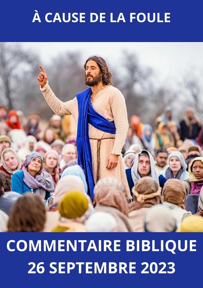 Lire la suite à propos de l’article Commentaire biblique du 26 septembre