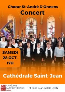 Lire la suite à propos de l’article 28 octobre à 17h – Concert à la cathédrale donné par le Chœur St-André D’Onnens