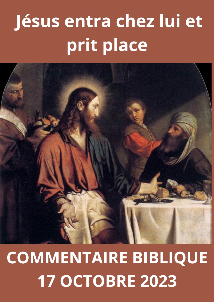 Lire la suite à propos de l’article Commentaire biblique du mardi 17 octobre