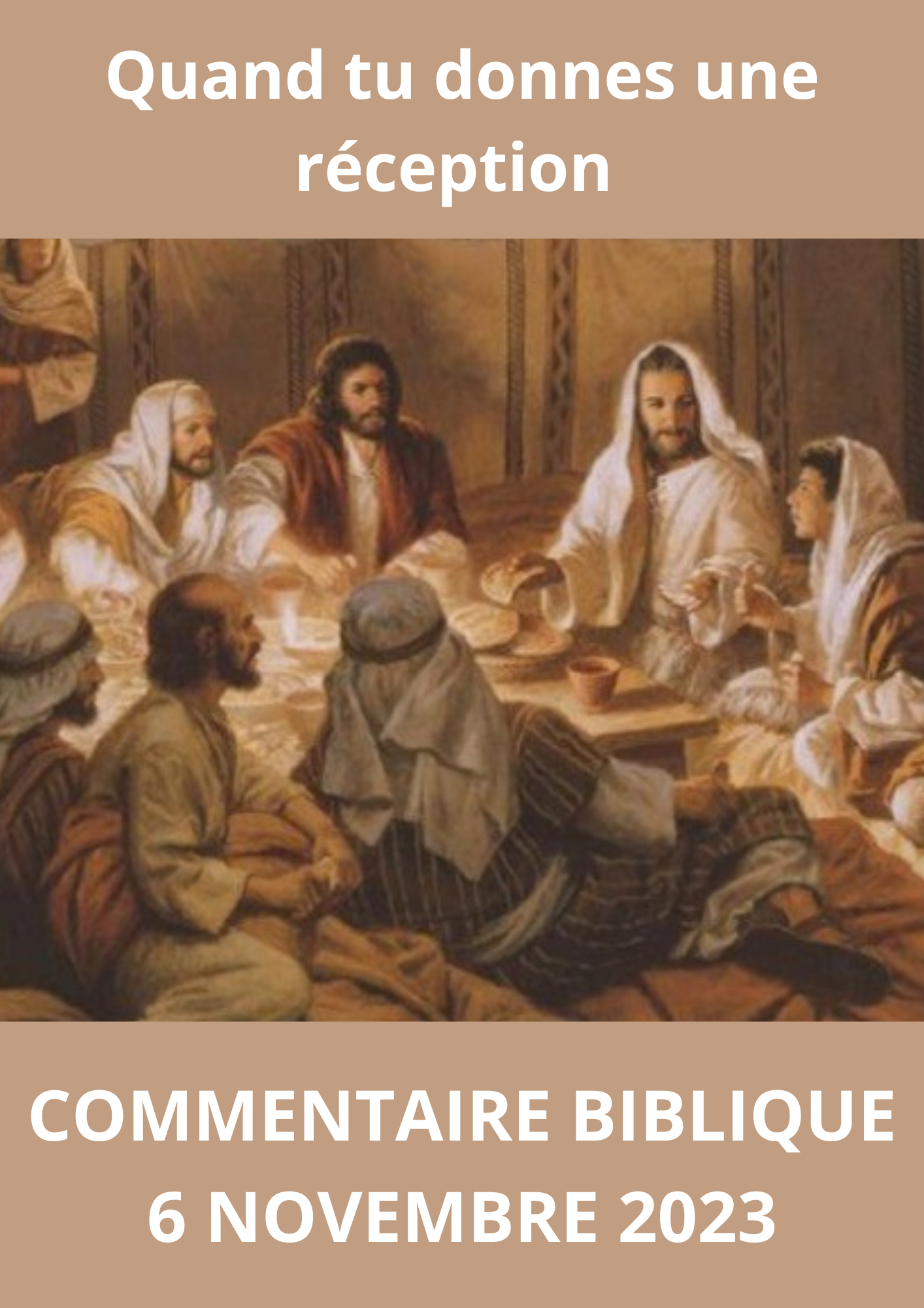 Lire la suite à propos de l’article Commentaire biblique du Lundi 6 Novembre