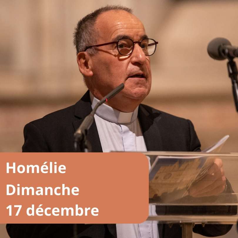 Lire la suite à propos de l’article Vidéo : Homélie du dimanche 17 décembre 2023