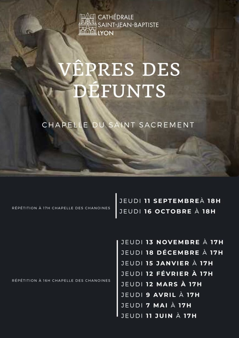 Lire la suite à propos de l’article Vêpres des défunts à la cathédrale Saint-Jean